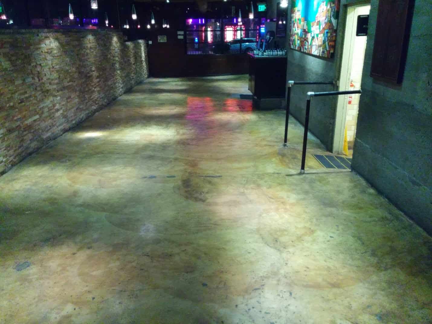 Polished concrete restaurant floor, Hollywood (1 of 6)