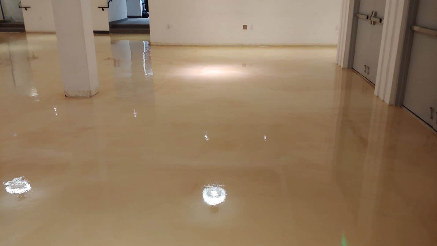 Metallic epoxy ballroom floor, Redondo Beach (4 of 6)