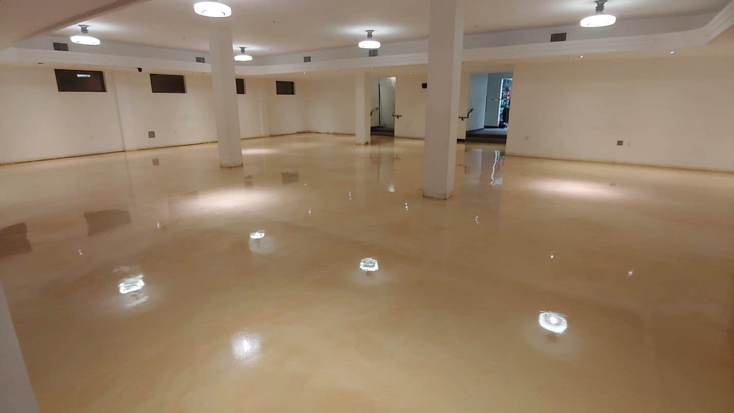 Metallic epoxy ballroom floor, Redondo Beach (5 of 6)