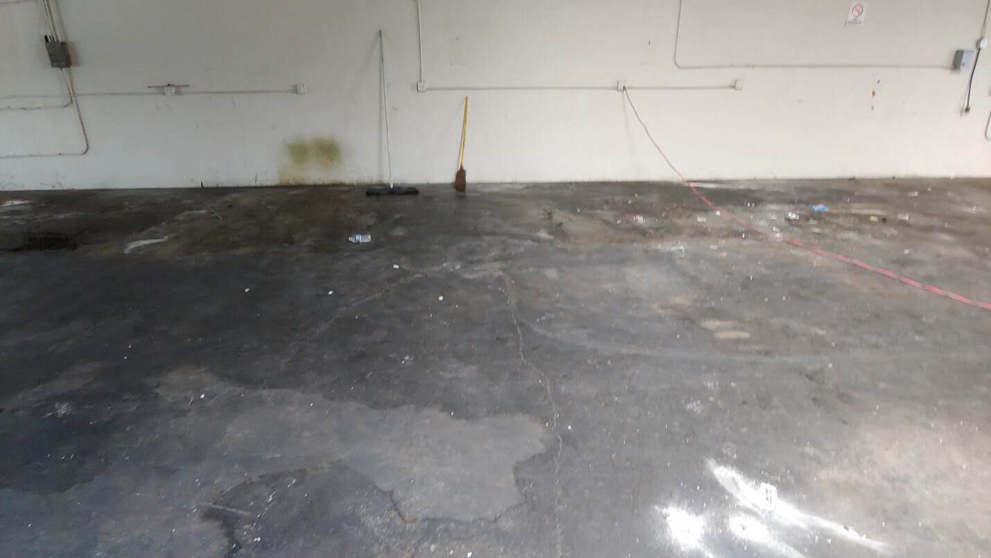 Epoxy coated warehouse conversion floor, Los Angeles (2 of 6)