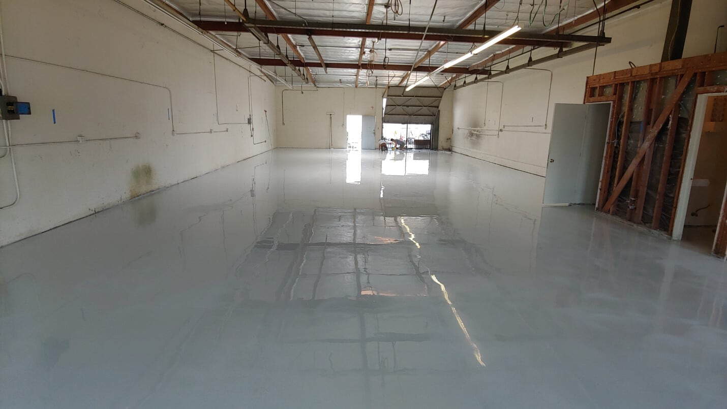 Epoxy coated warehouse conversion floor, Los Angeles (6 of 6)