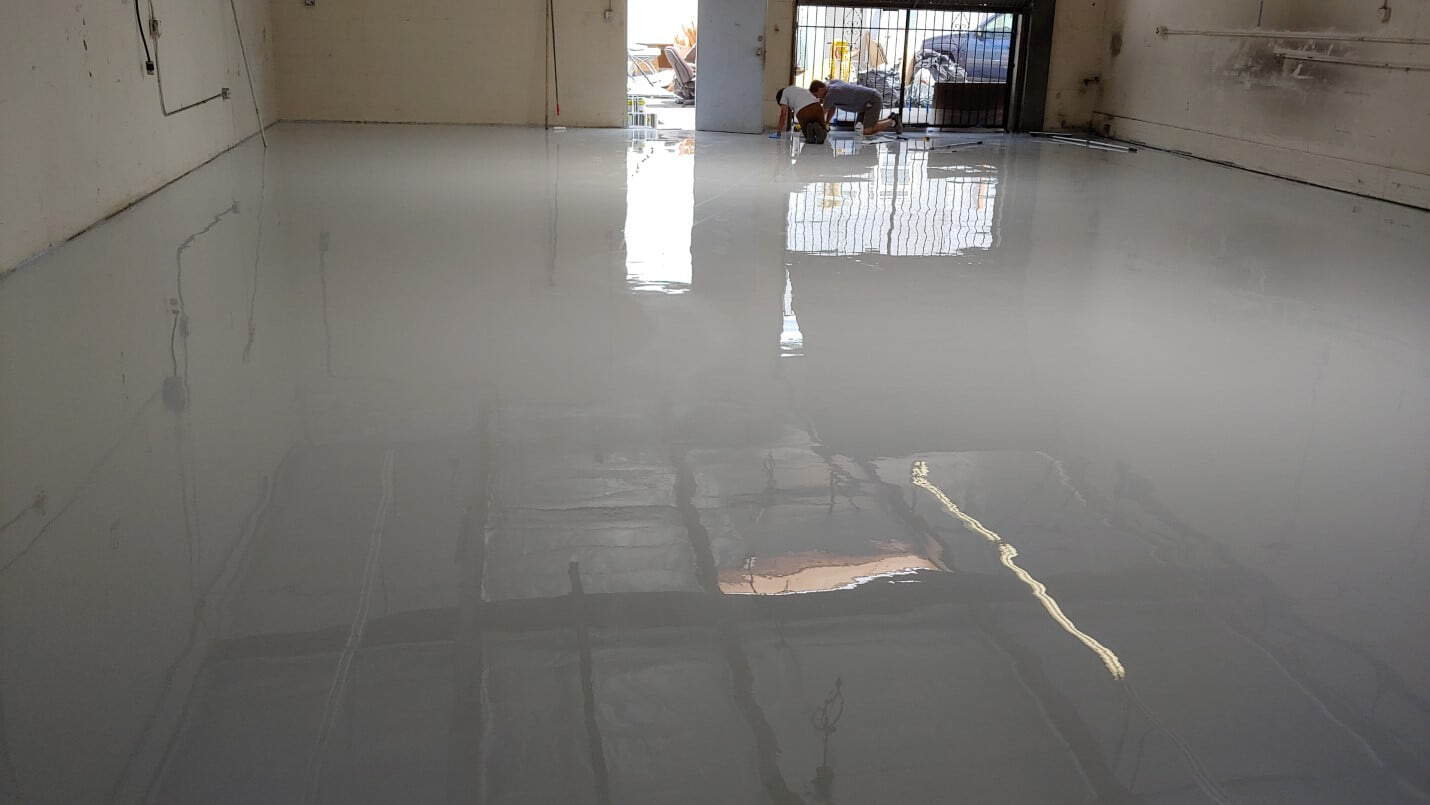 Epoxy coated warehouse conversion floor, Los Angeles (5 of 6)
