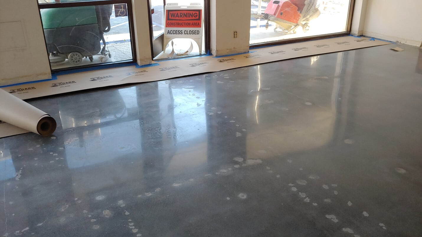 Polished concrete office floor, Carson (4 of 6)