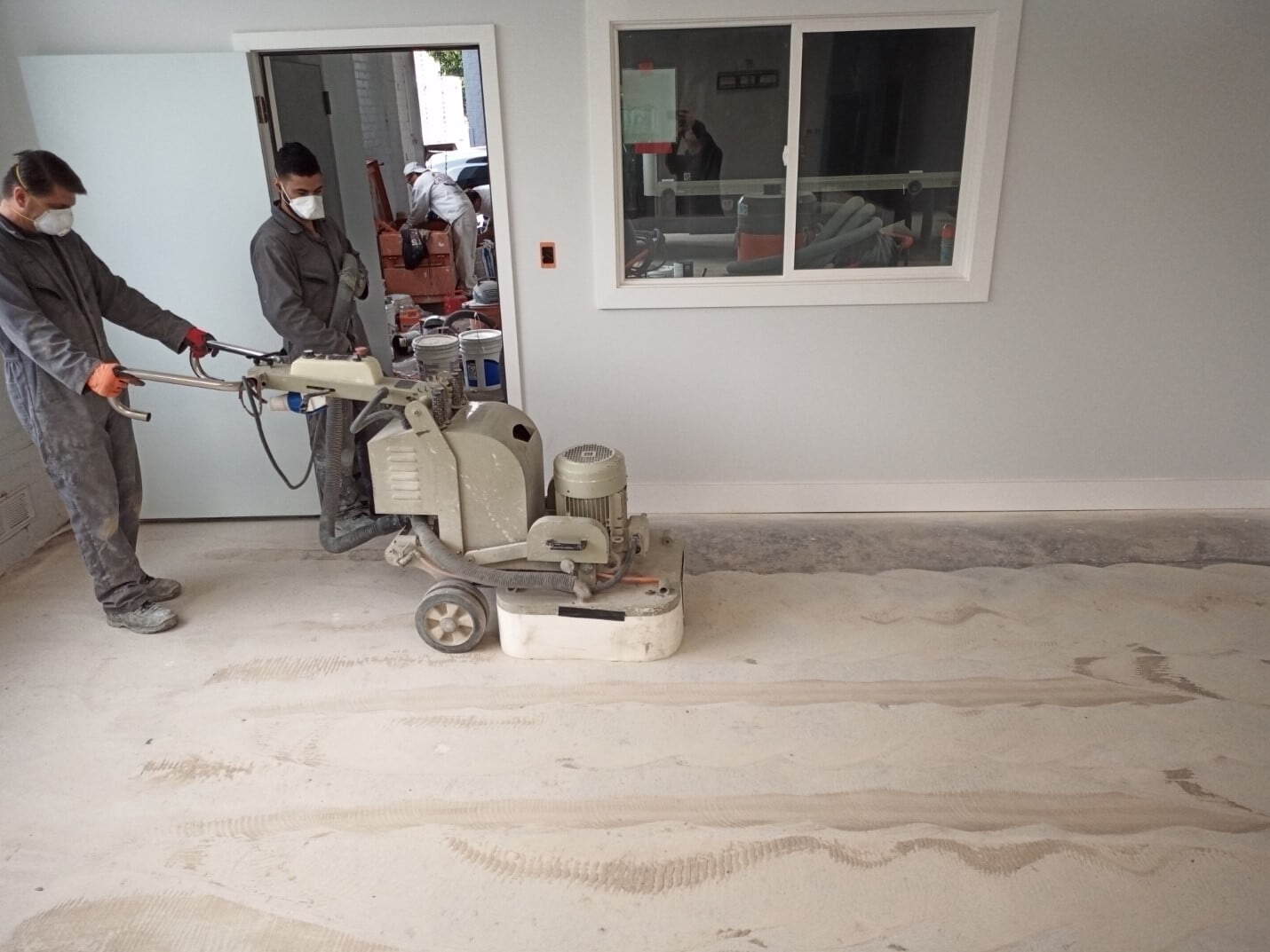 Polished concrete office floor, Los Angeles (2 of 10)