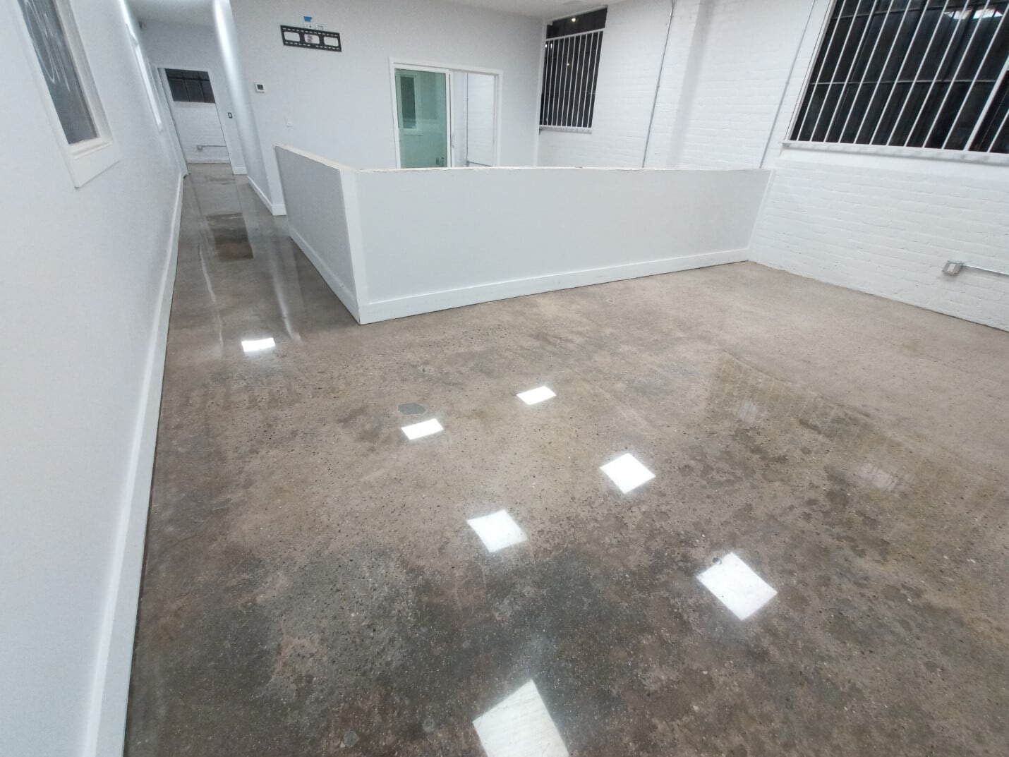 Polished concrete office floor, Los Angeles (5 of 10)