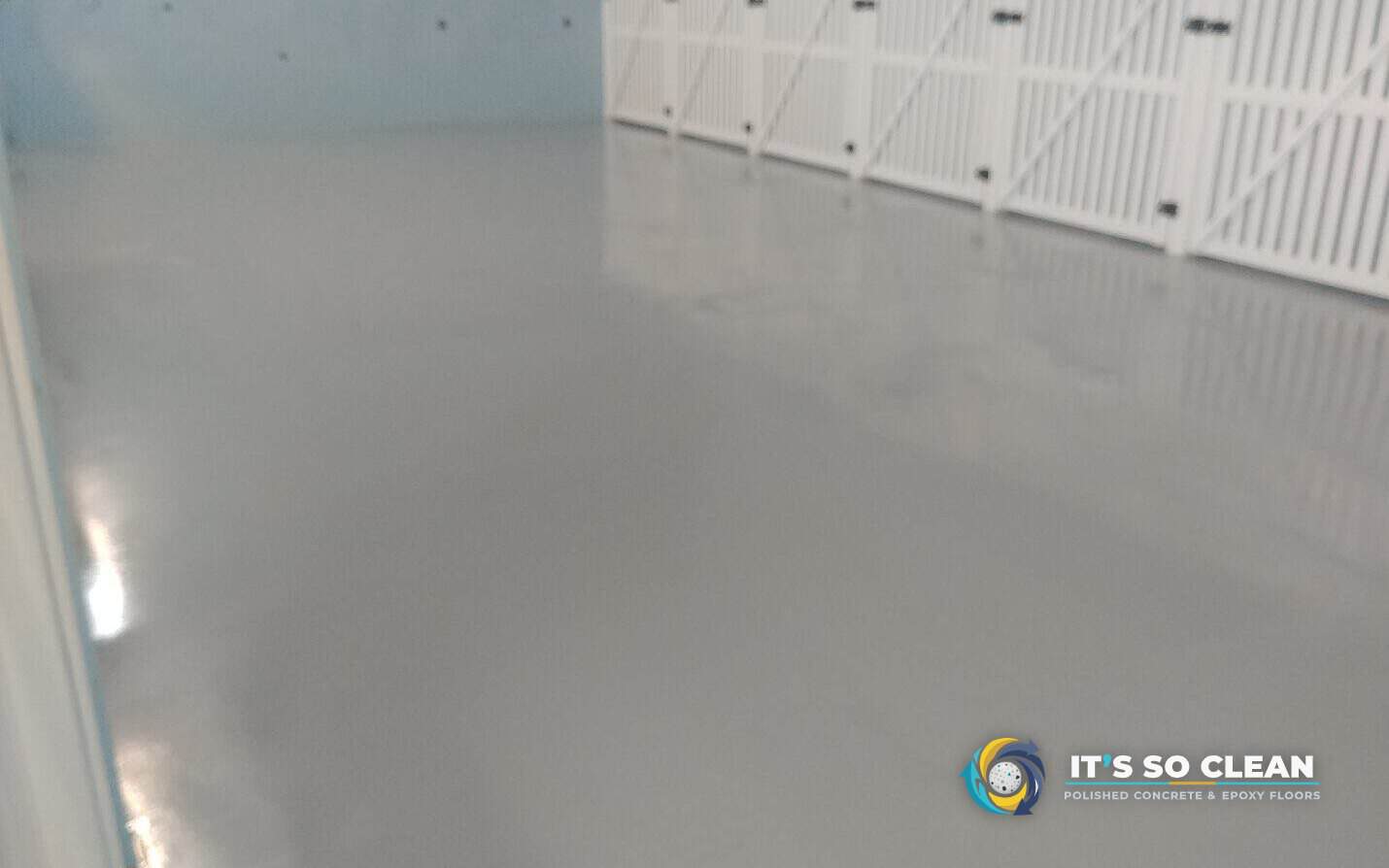 Epoxy floor in a Van Nuys dog hotel