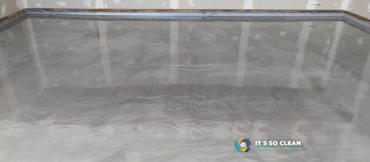 Metallic epoxy garage floor in Redondo Beach