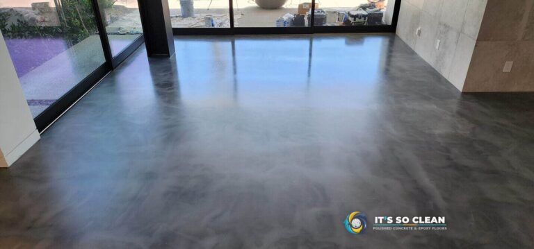 Metallic Epoxy Floor - Residence, Marina del Rey