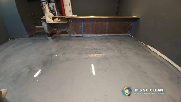 Metallic Epoxy Floor - Restaurant, Downtown Los Angeles