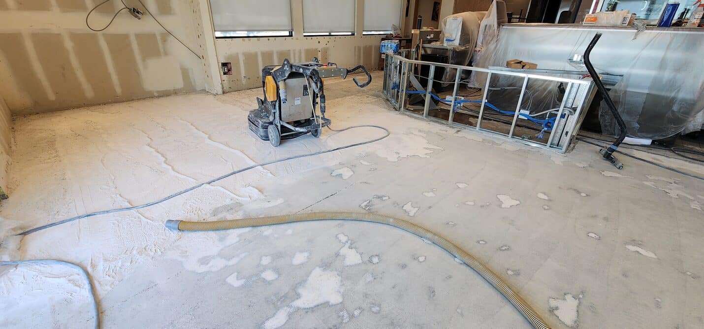 Polished concrete dining floor, 85 Bakery Cypress (3 of 8)