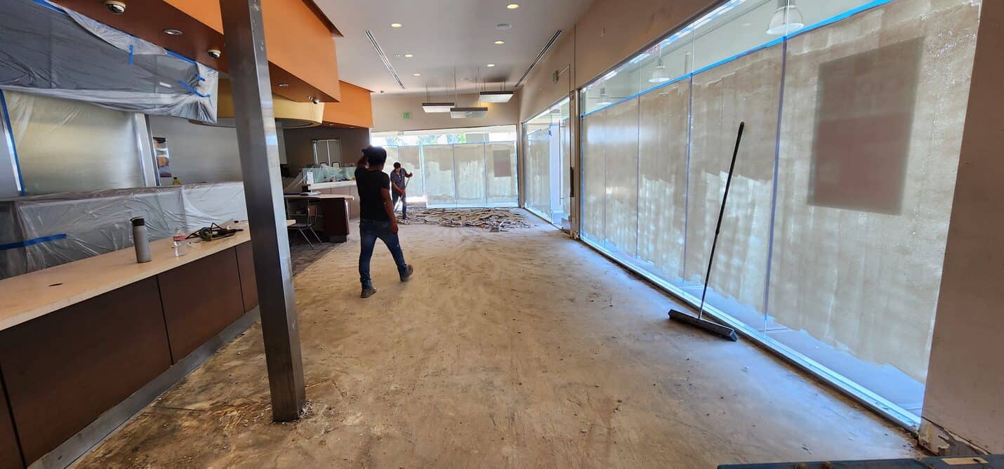 Polished concrete dining floor, 85 Bakery Gardena (2 of 6)
