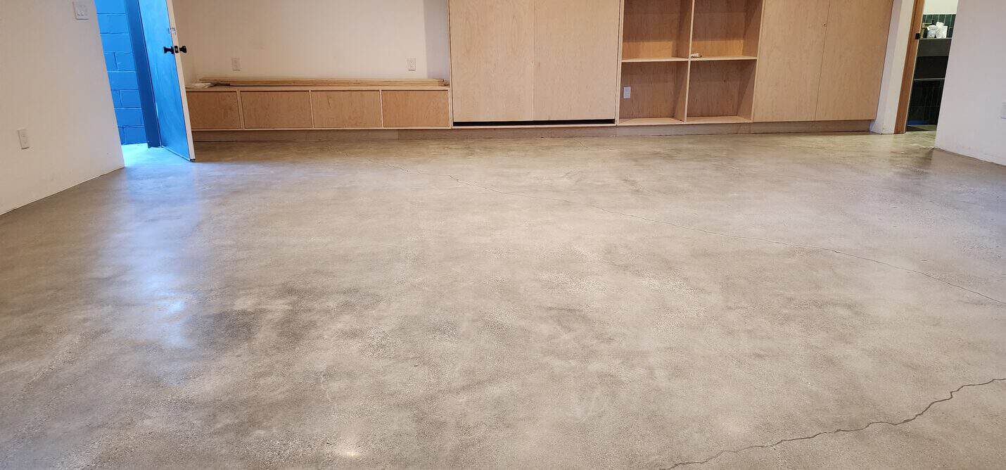 Polished concrete floor in a residential ADU, Los Angeles (4 of 6)