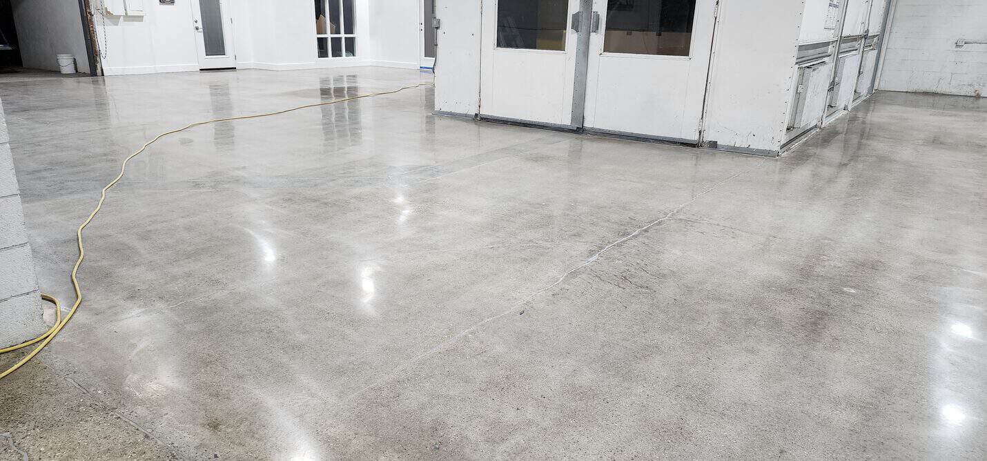 Polished concrete auto shop floor, Santa Barbara (8 of 10)