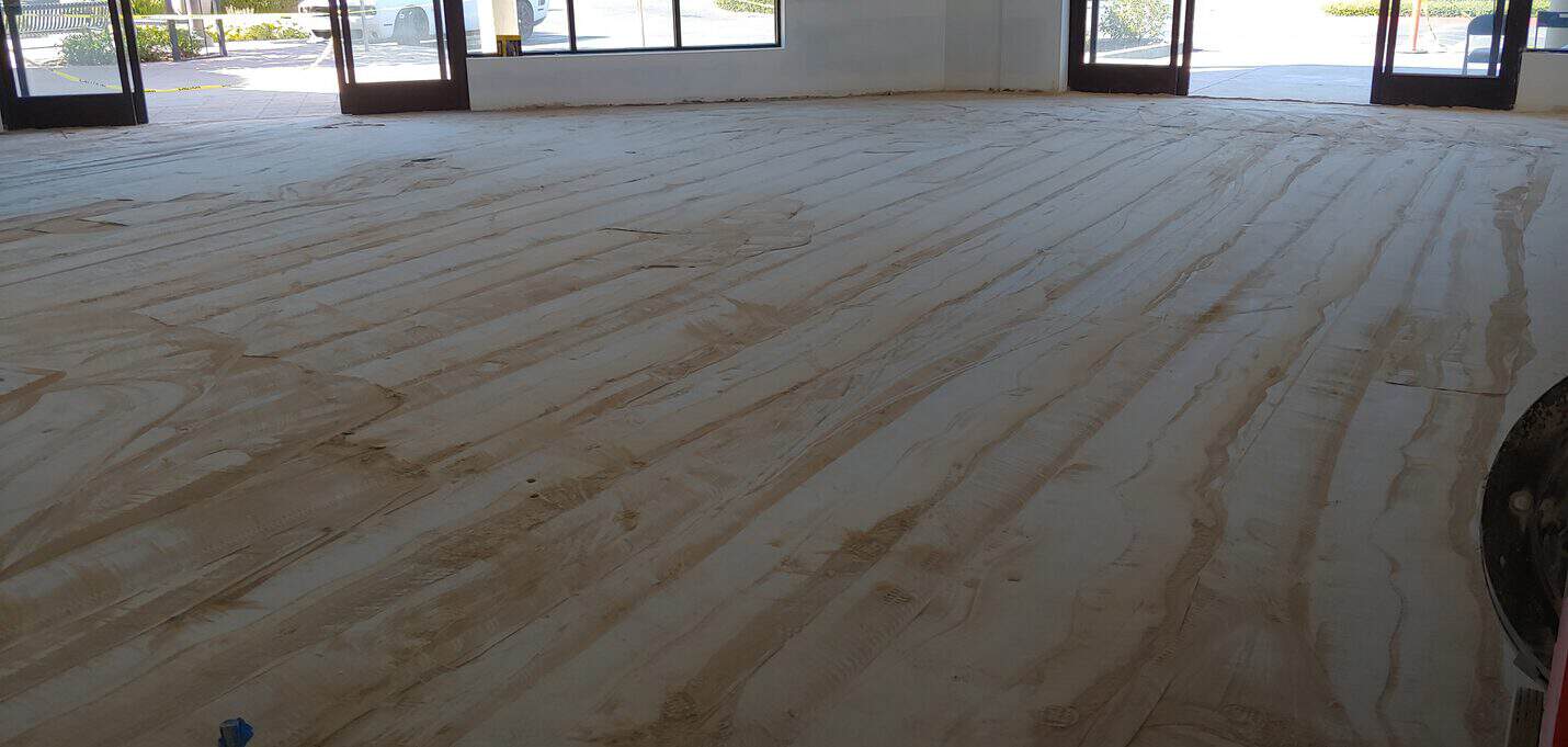 Polished concrete restaurant floor, Carraras Bakery Moorpark (2 of 8)