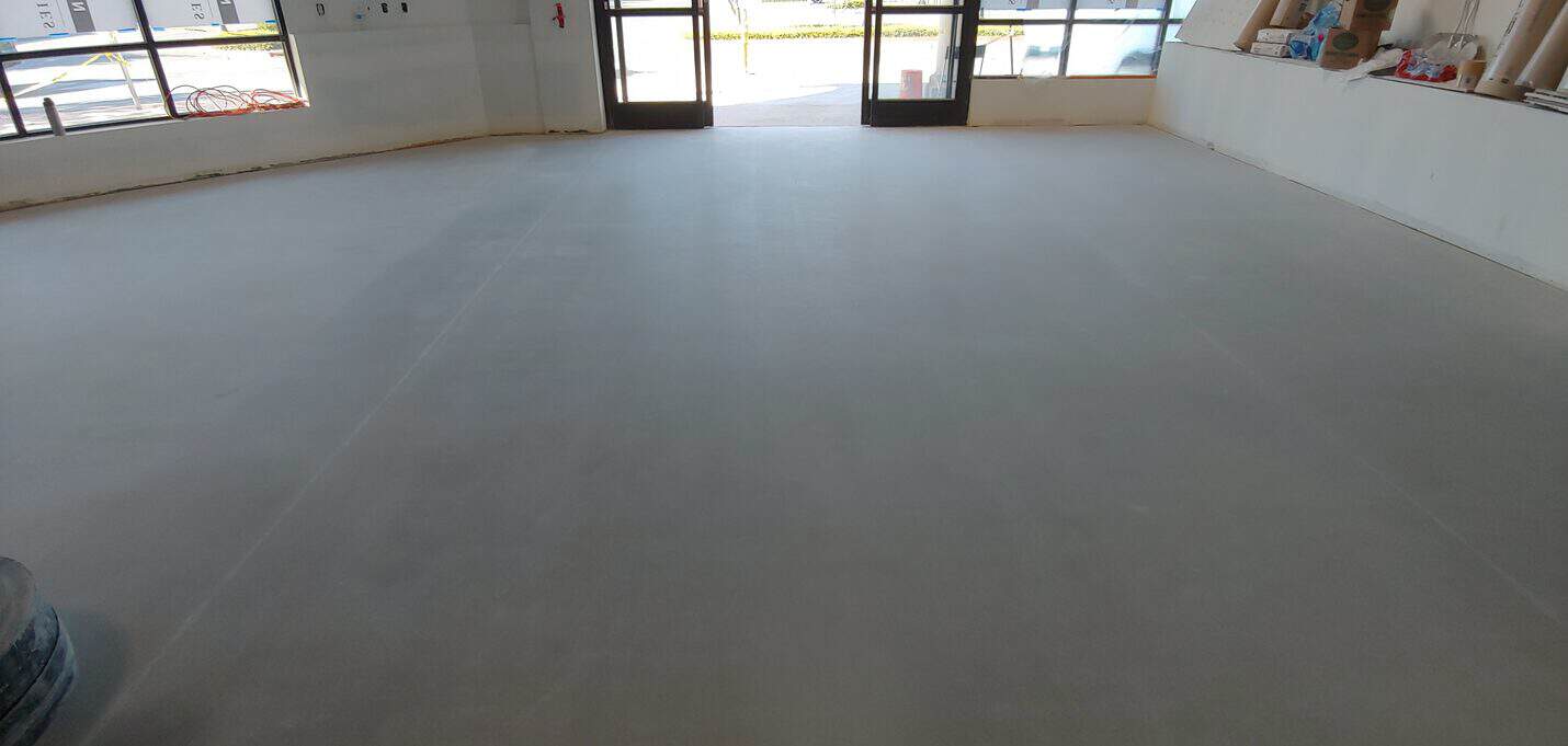Polished concrete restaurant floor, Carraras Bakery Moorpark (5 of 8)