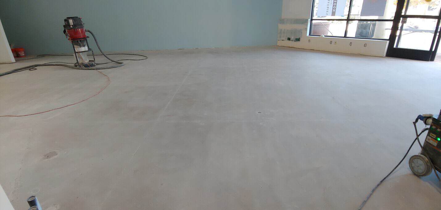 Polished concrete restaurant floor, Carraras Bakery Moorpark (6 of 8)