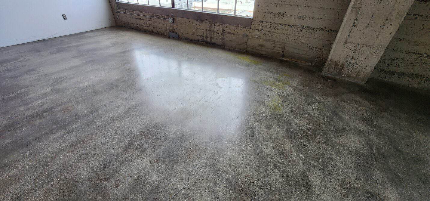 Polished concrete floor in a Downtown Los Angeles loft condo (4 of 6)