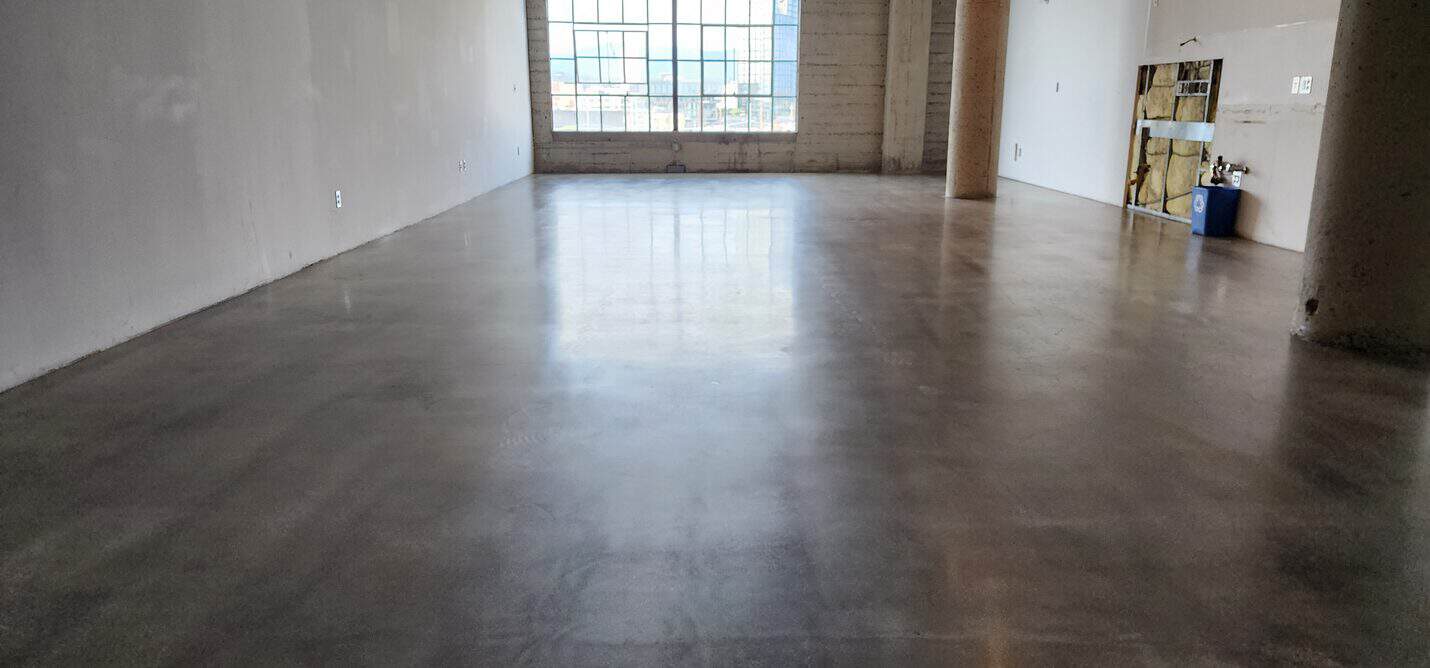 Polished concrete floor in a Downtown Los Angeles loft condo (6 of 6)