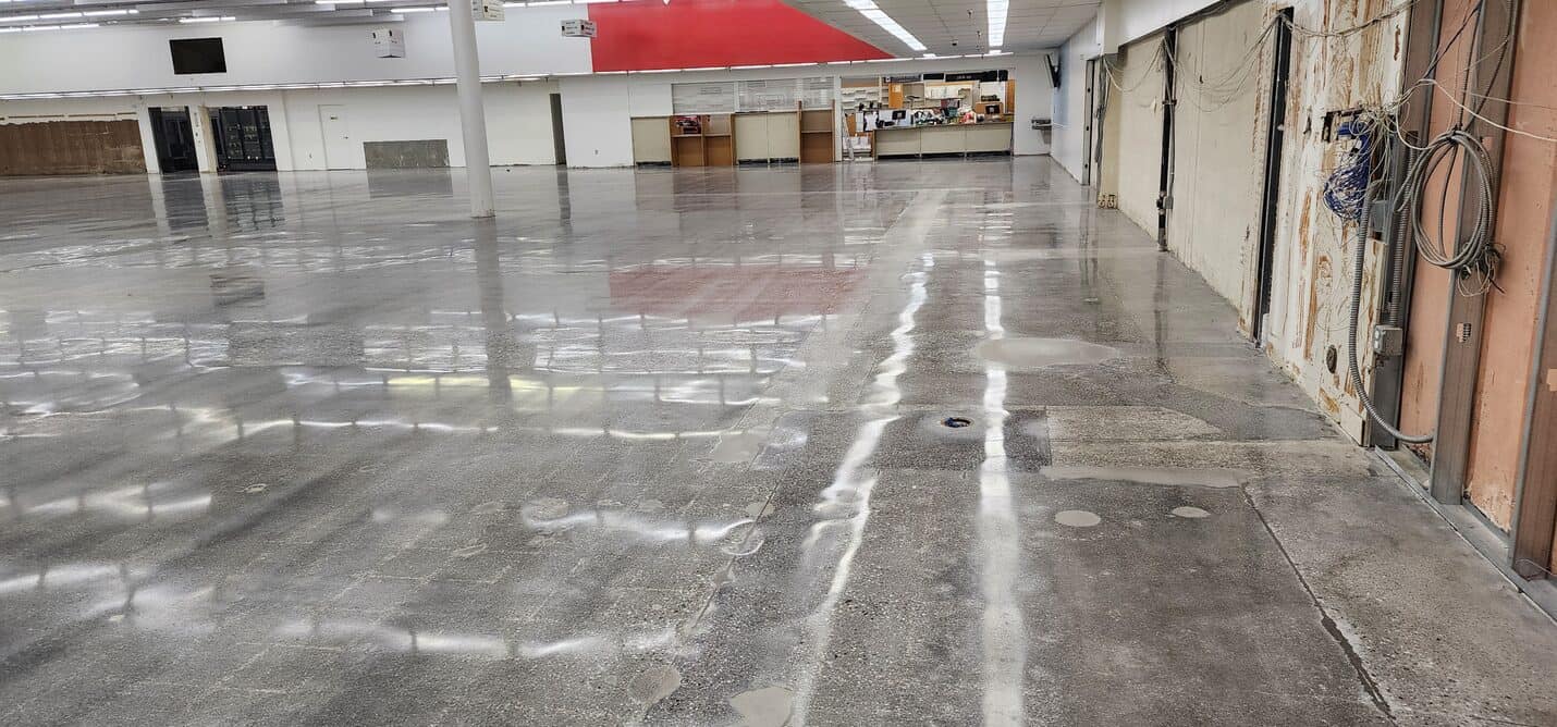Polished concrete floor on the pharmacy side, CVS Pacific Palisades (8 of 10)