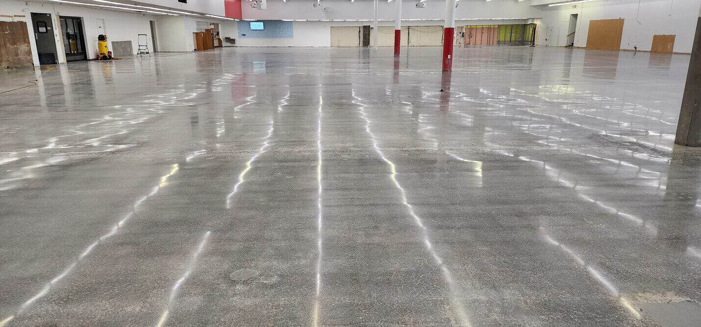 Finished polished concrete at the front of the store, CVS Pacific Palisades (10 of 10)