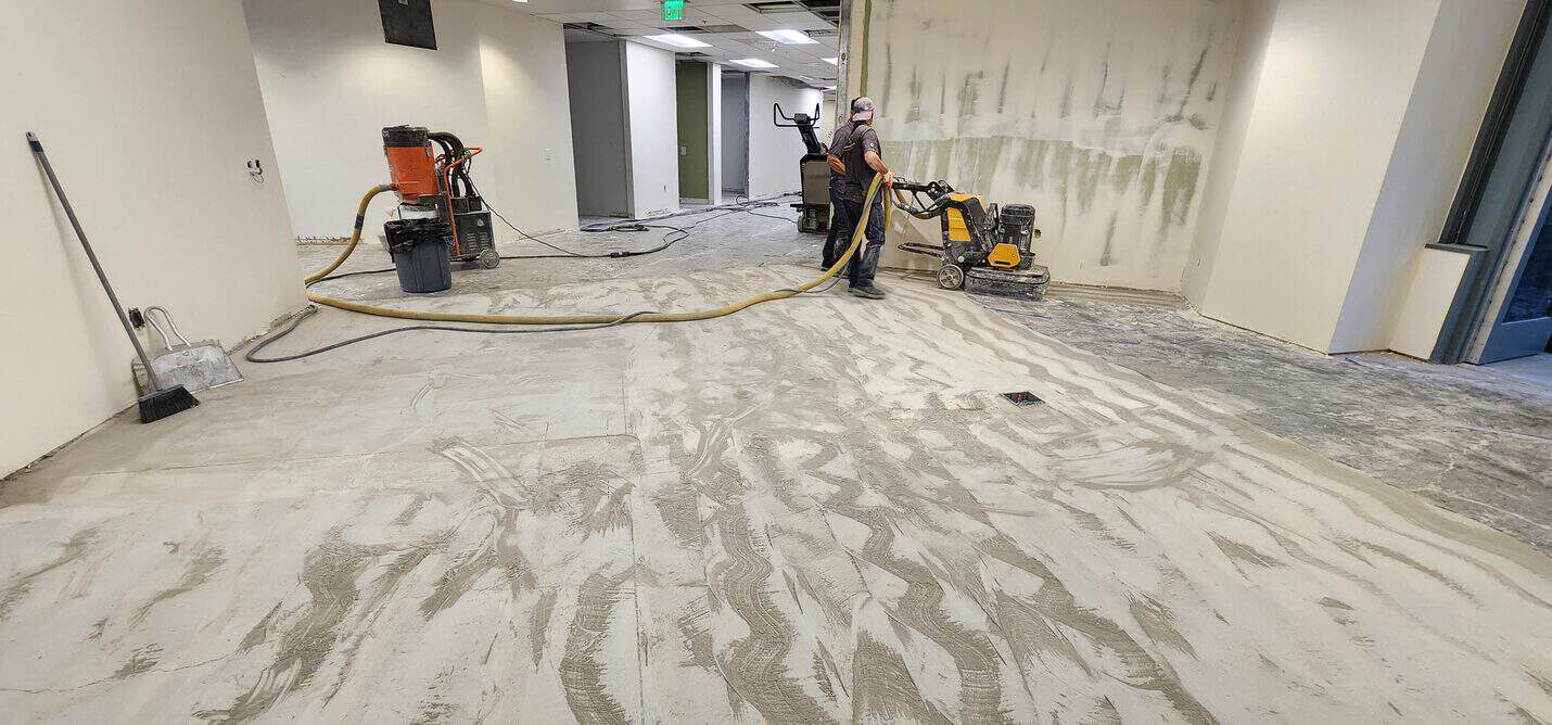 Polished concrete office floor, KB Home Santa Clarita (3 of 6)
