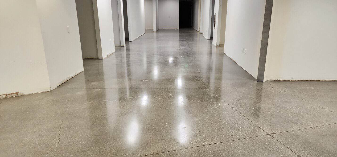 Polished concrete office floor, KB Home Santa Clarita (4 of 6)