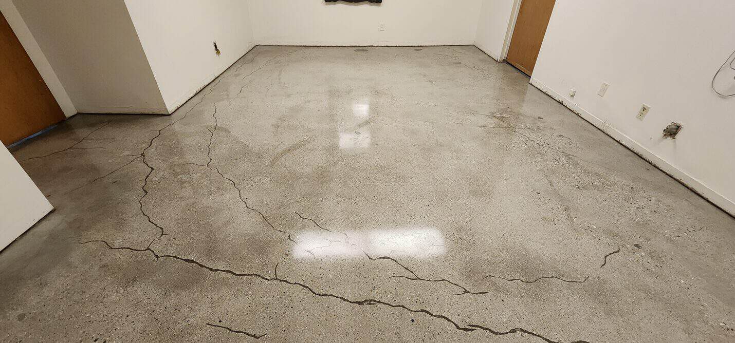 Polished concrete office floor, Long Beach Convention Center (5 of 8)
