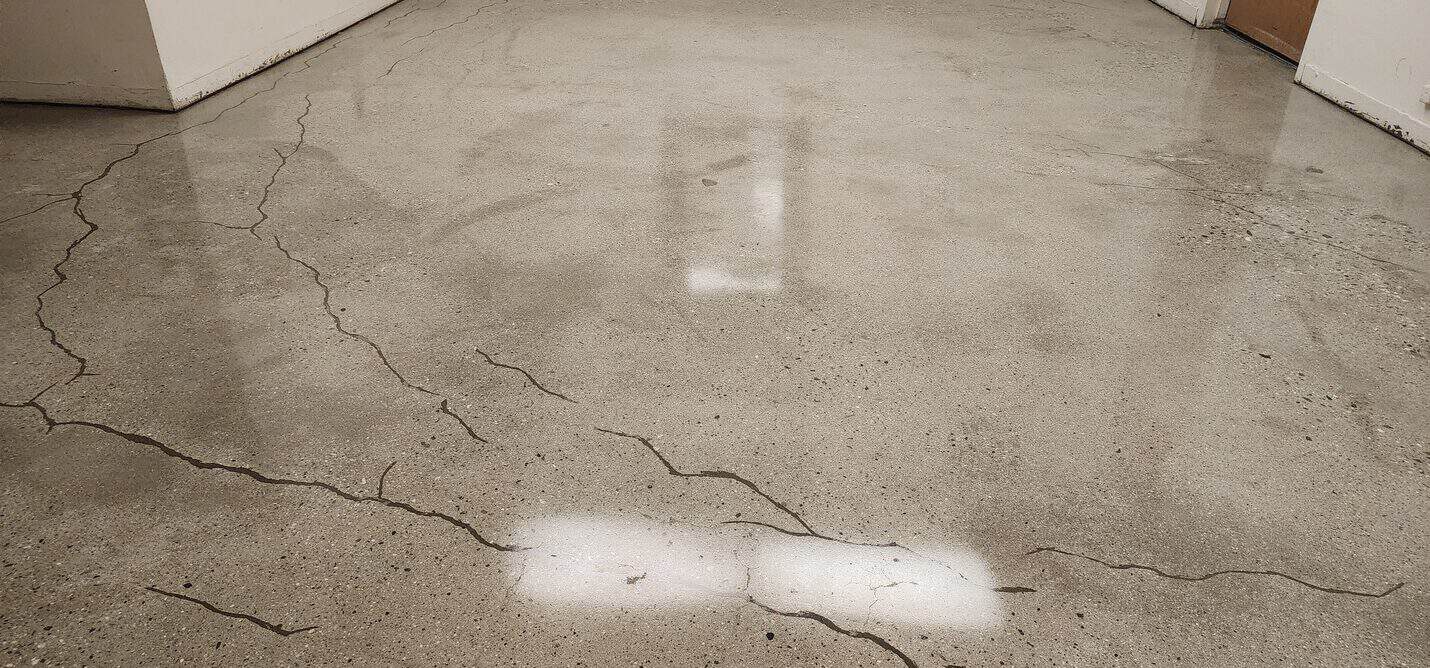 Polished concrete office floor, Long Beach Convention Center (6 of 8)