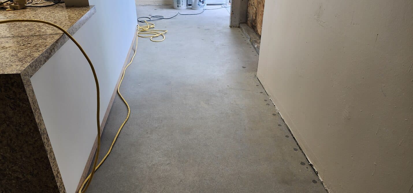 Polished concrete office and reception floor, Long Beach Convention Center (2 of 6)