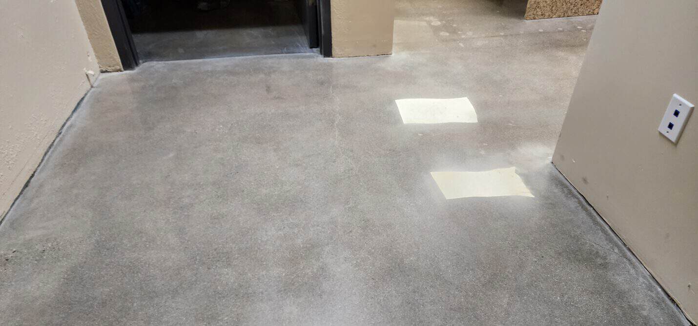 Polished concrete office and reception floor, Long Beach Convention Center (4 of 6)