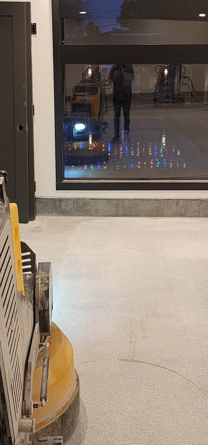 Polished concrete multi-car garage floor, Canoga Park (2 of 10)