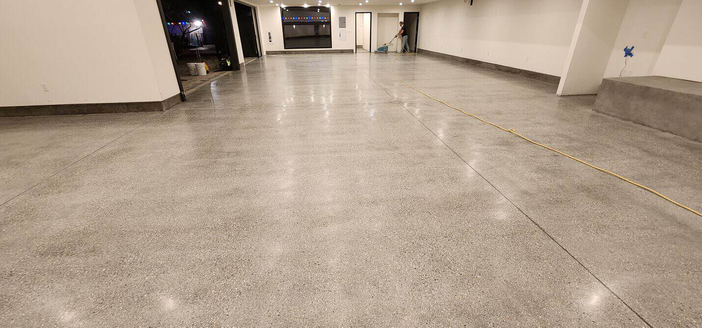 Polished concrete multi-car garage floor, Canoga Park (4 of 10)