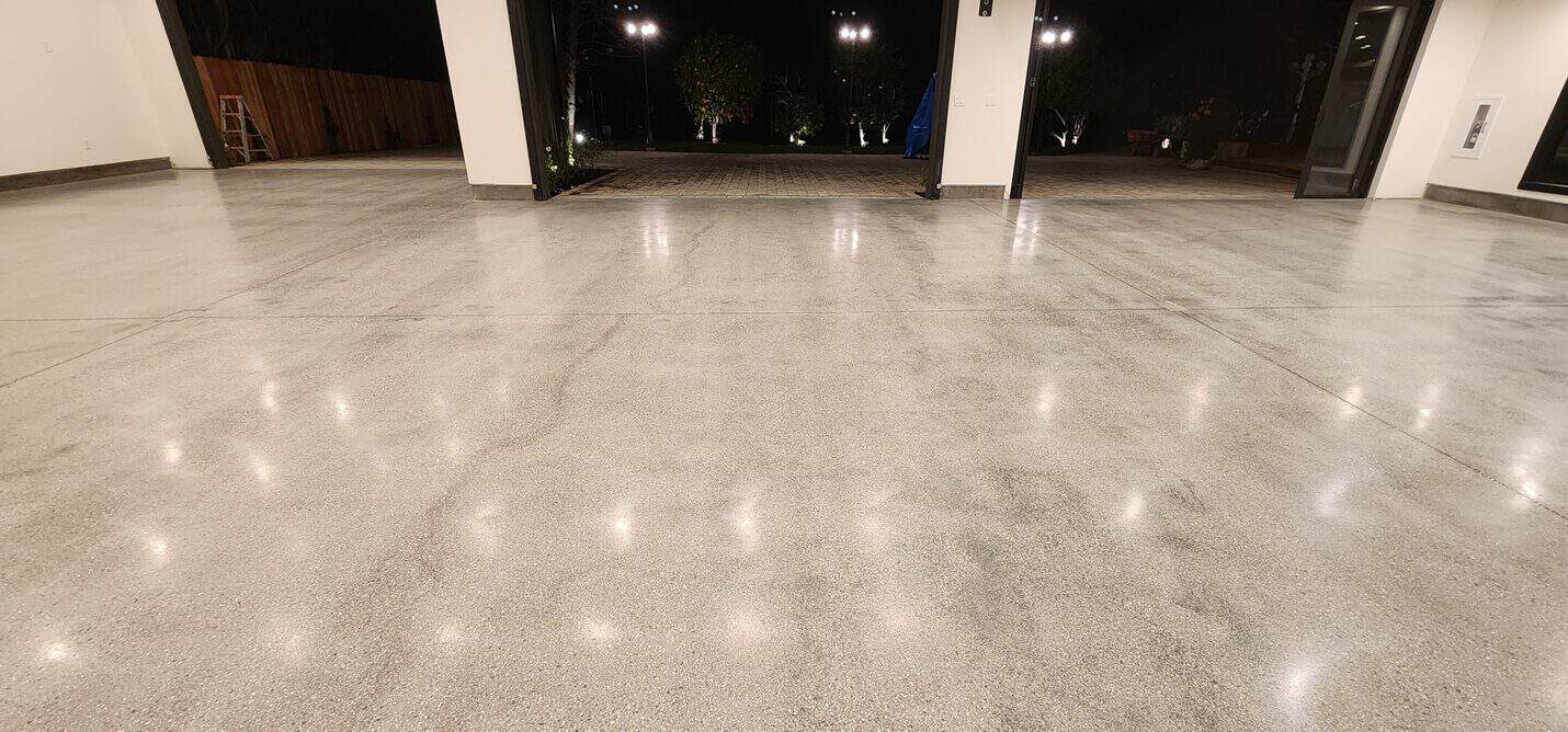 Polished concrete multi-car garage floor, Canoga Park (8 of 10)