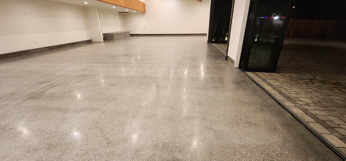 Polished concrete multi-car garage floor, Canoga Park (10 of 10)