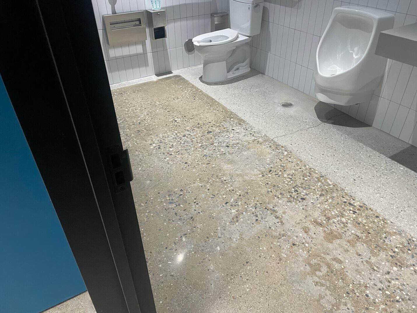 Polished concrete office floor in a Culver City brick building (8 of 10)