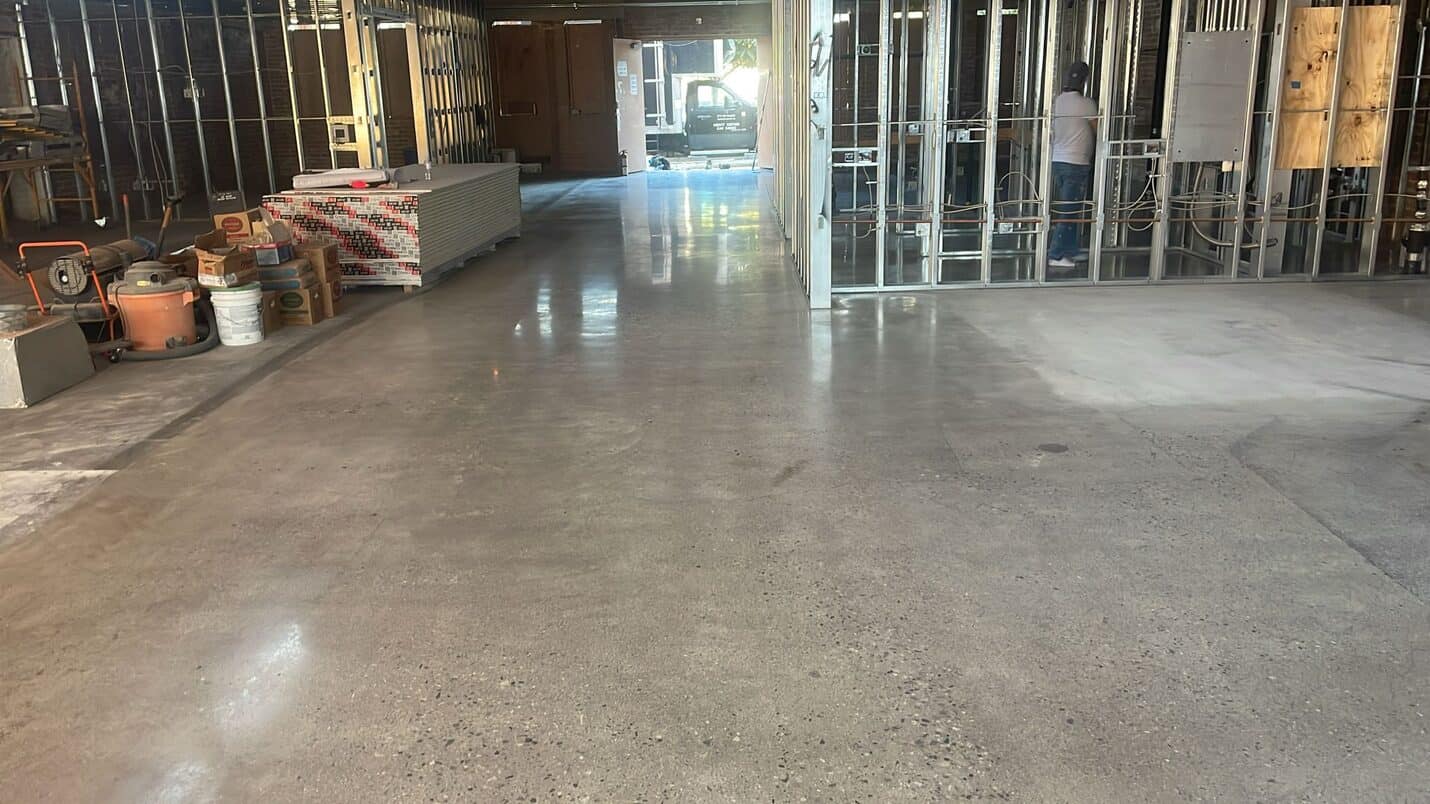 Polished concrete office floor in a Culver City brick building (10 of 10)