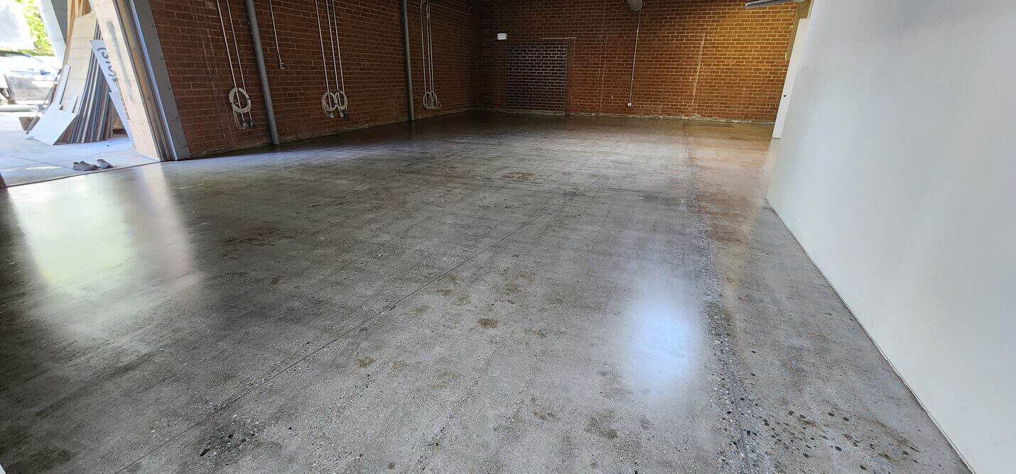 Polished concrete office floor in a Los Angeles brick building (6 of 6)