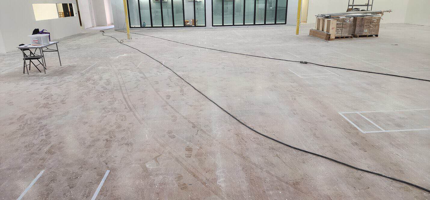 Exposed aggregate polished concrete retail floor, Ladera Ranch (2 of 10)