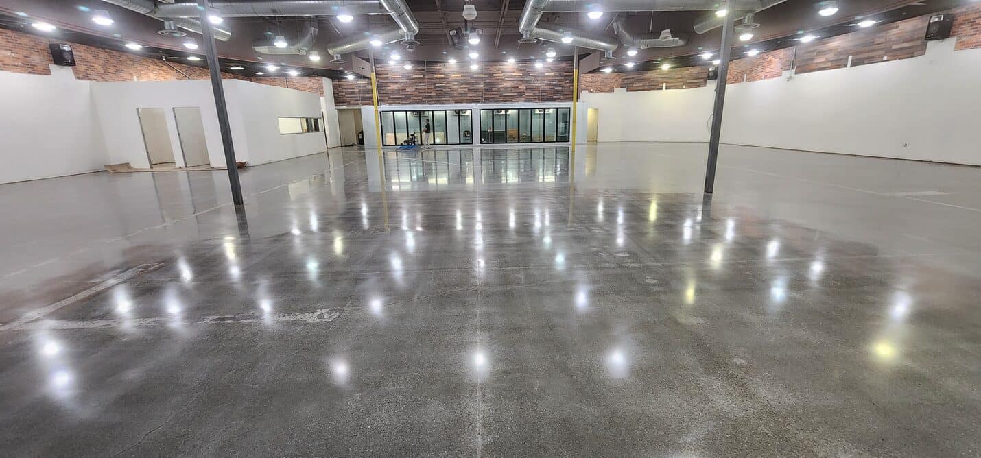 Exposed aggregate polished concrete retail floor, Ladera Ranch (9 of 10)