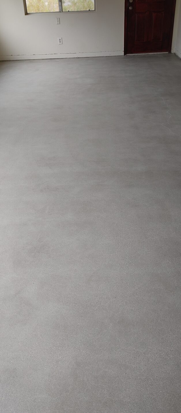Polished concrete floor in a Joshua Tree residence (4 of 6)