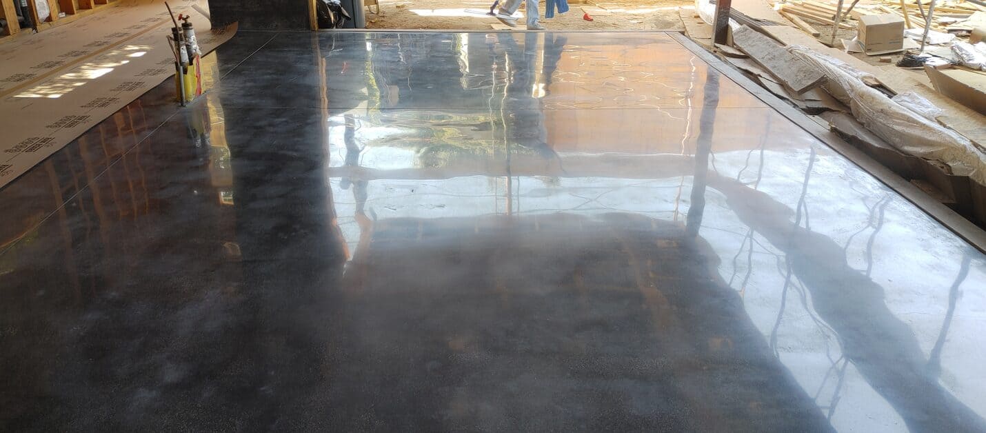Polished concrete floor in a Santa Monica residence (4 of 6)