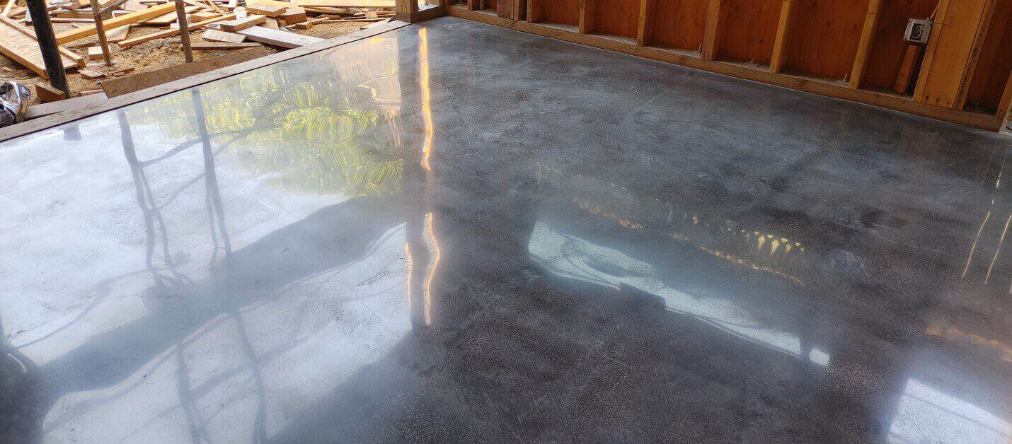 Polished concrete floor in a Santa Monica residence (5 of 6)