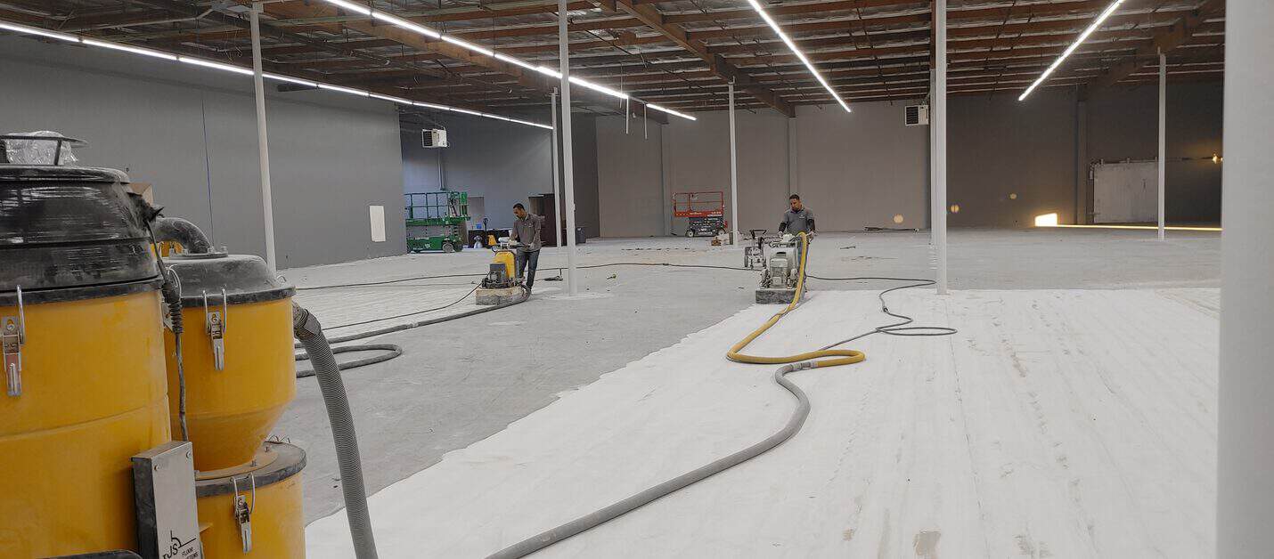 Polished concrete warehouse showroom floor, Hawthorne (3 of 10)