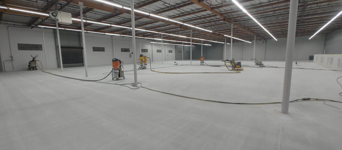 Polished concrete warehouse showroom floor, Hawthorne (5 of 10)