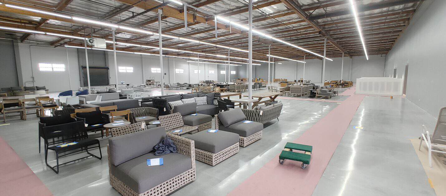 Polished concrete warehouse showroom floor, Hawthorne (10 of 10)