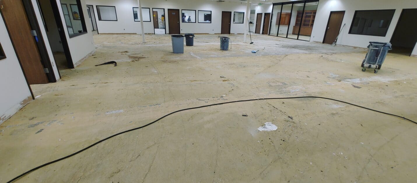 Polished concrete warehouse office floor, Northridge (3 of 10)