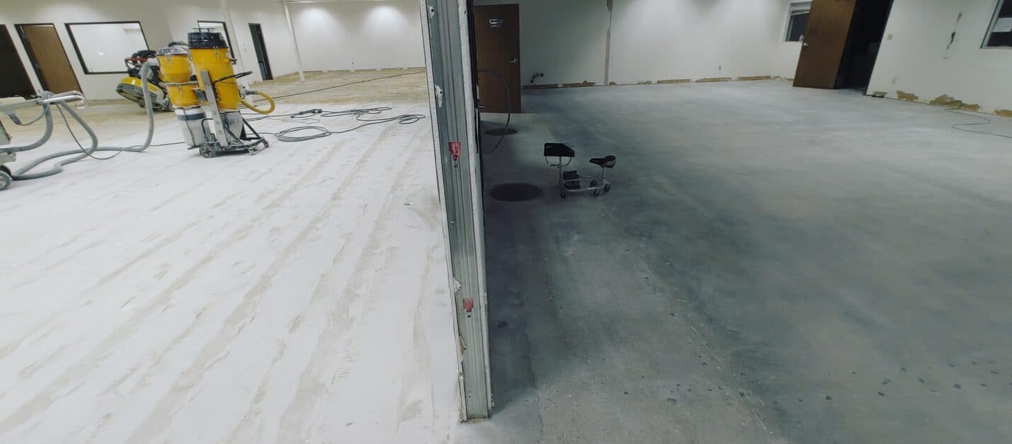 Polished concrete warehouse office floor, Northridge (4 of 10)